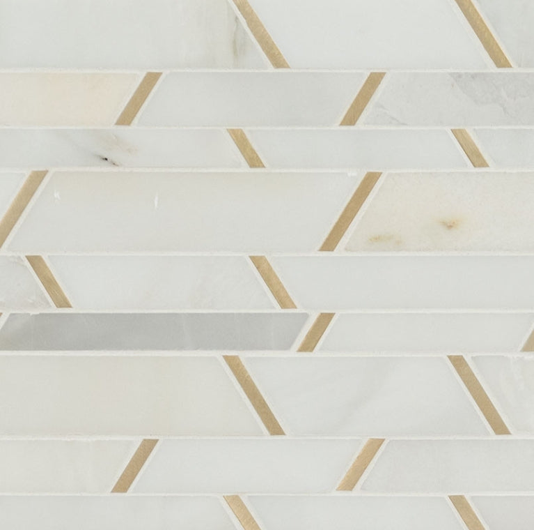 Luxor Metro Gold Pattern Tile