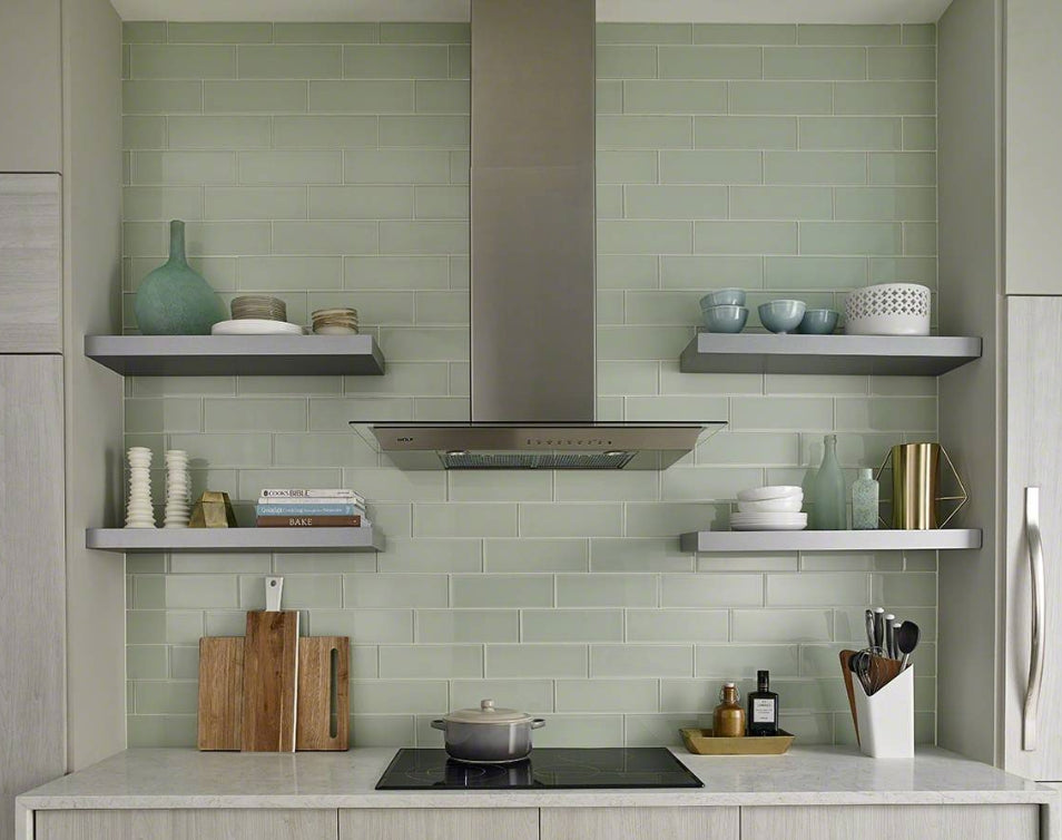 Hyde Arctic Ice Glass Subway Tile