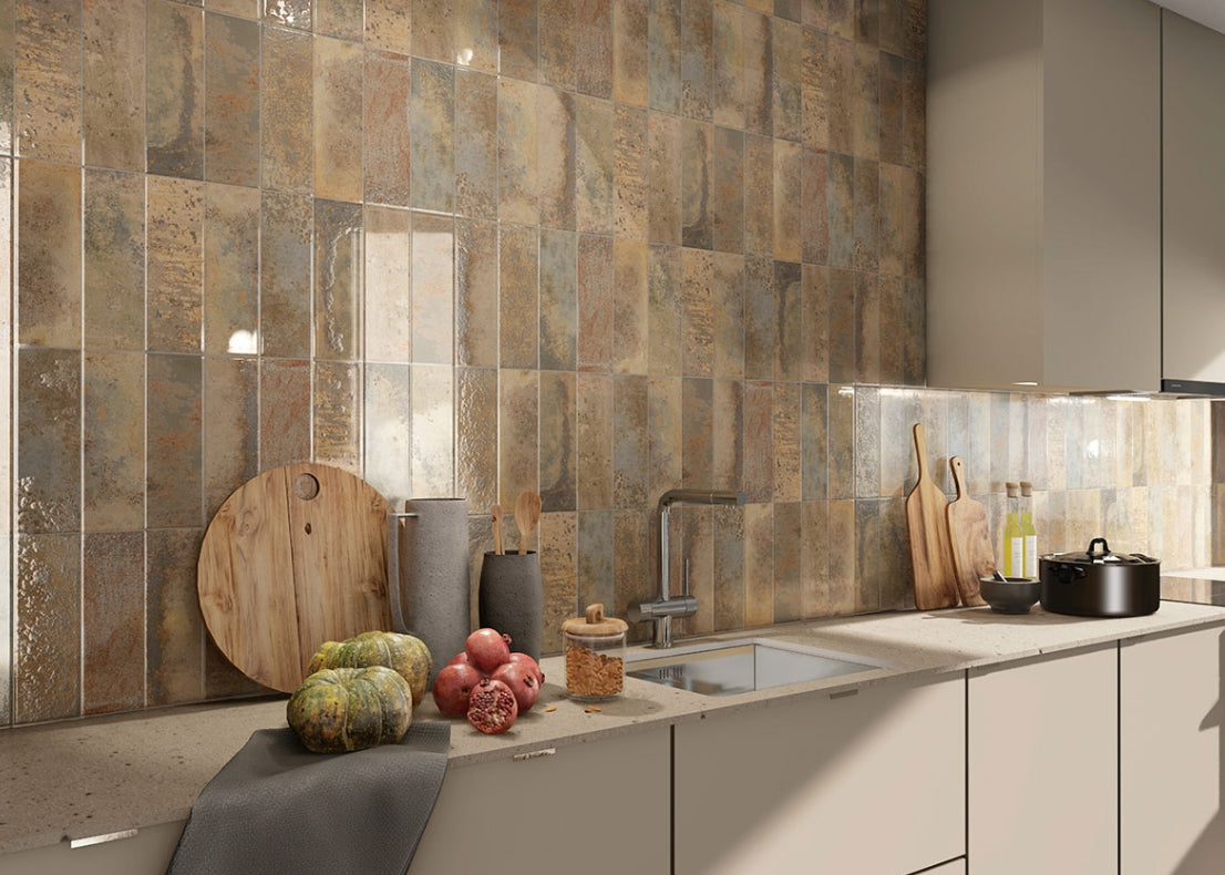 Marza Rust Subway Tile