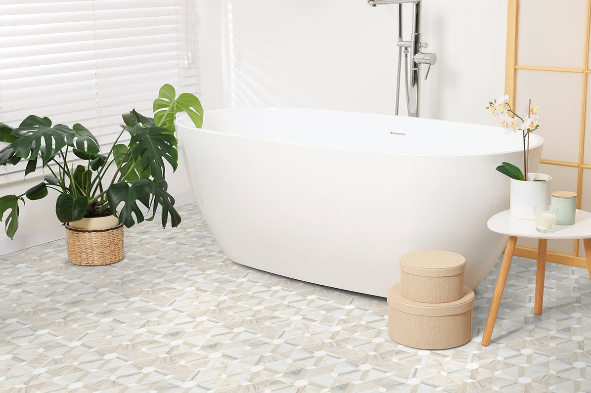 Angora Floralis Polished Tile