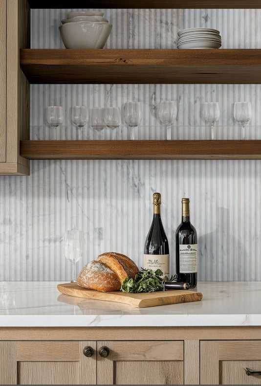 Arabescato Venato Milano Ribbo 12x24 Honed