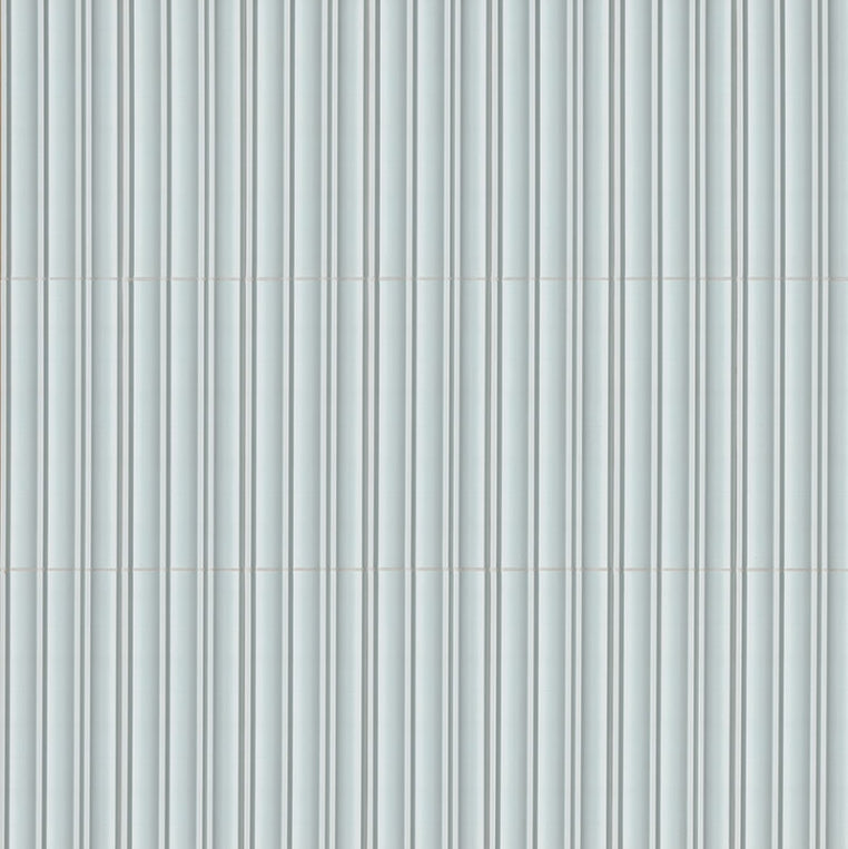 Folk Sky Fluted Tile