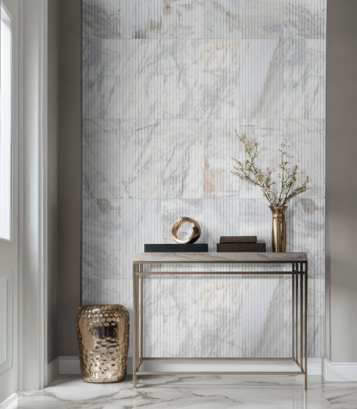 Arabescato Venato Valentino Fluto 12x24 Honed