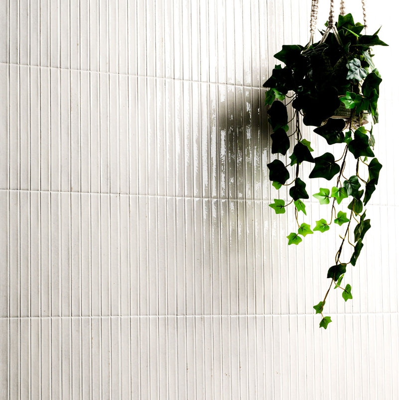 Gems Bianco Fluted Tile