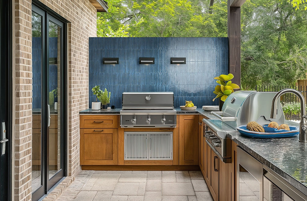 Gems Cobalto Fluted Tile