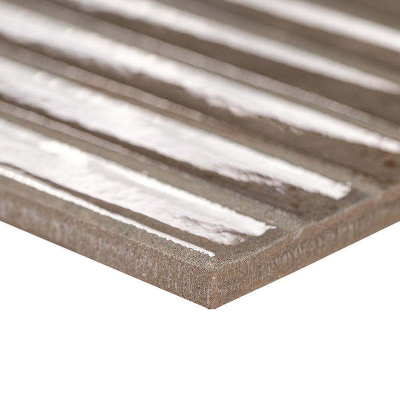 Gems Grigio Fluted Tile
