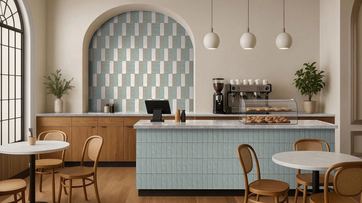 Zest Aloe 2.5x8 Satin Ceramic Wall Tile – Pastel Green Zellige Style