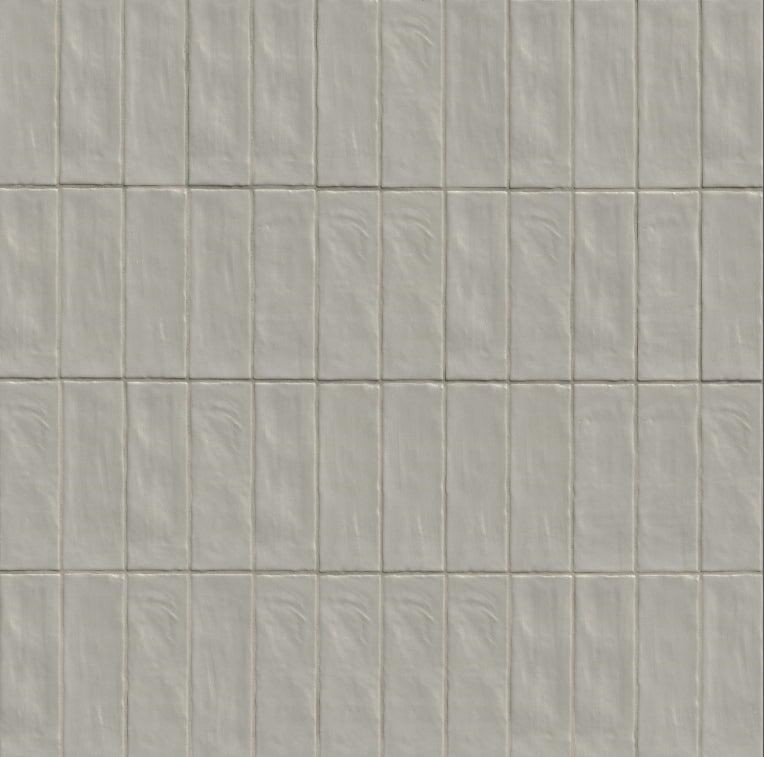 Zest Aloe 2.5x8 Satin Ceramic Wall Tile – Pastel Green Zellige Style