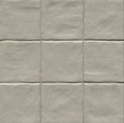 Zest Aloe 4x4 Satin Ceramic Tile | Green Zellige Style Wall Tile