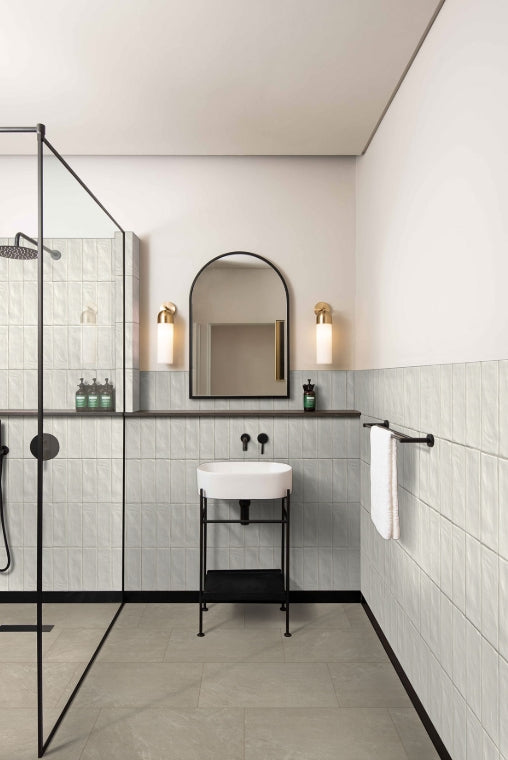 Zest Aloe 4x4 Satin Ceramic Tile | Green Zellige Style Wall Tile