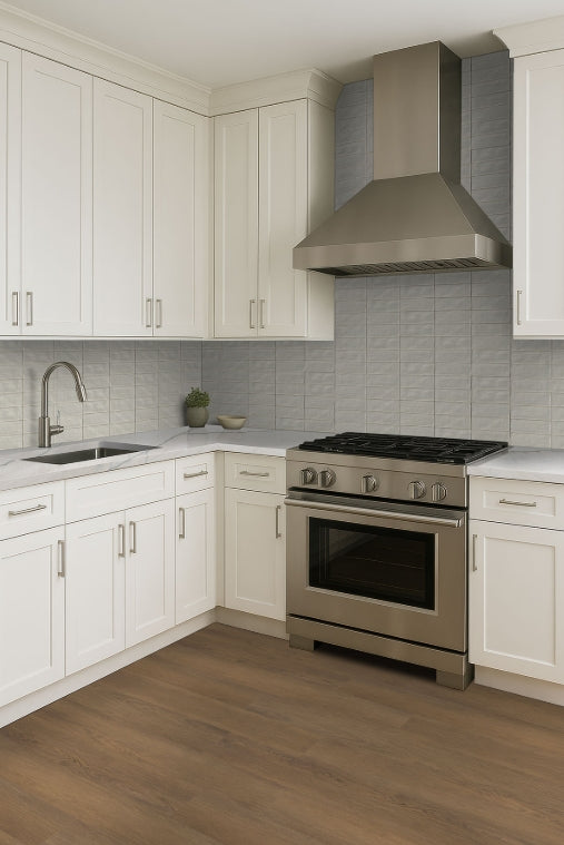 Zest Aloe 4x4 Satin Ceramic Tile | Green Zellige Style Wall Tile