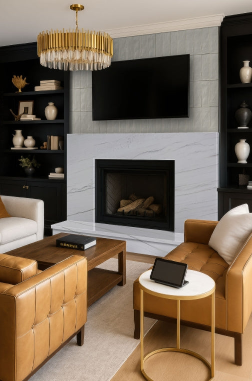 Zest Aloe 4x4 Satin Ceramic Tile | Green Zellige Style Wall Tile
