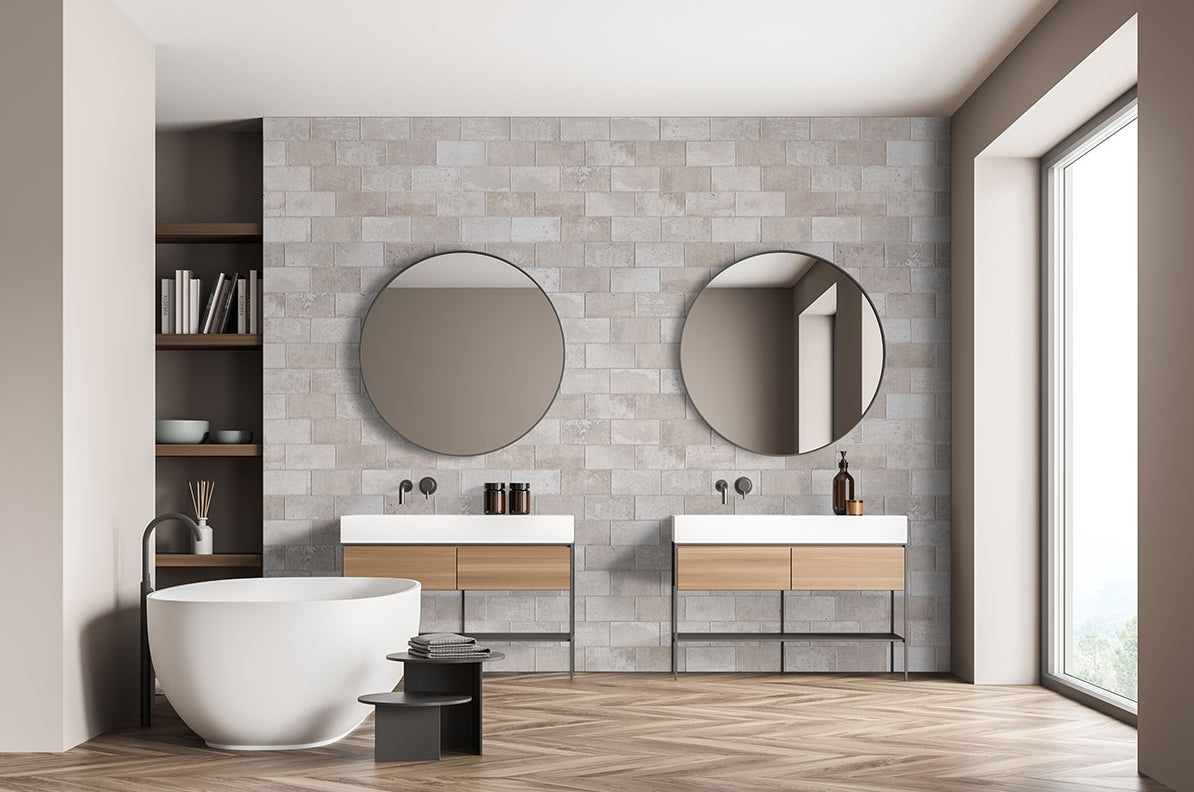 Brickstone Ivory Brick Tile