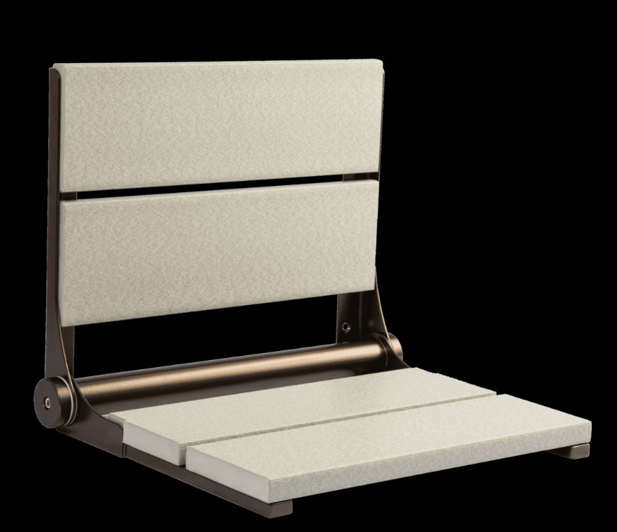 18″ Bilanx Shower Seat in Bronze Finish.