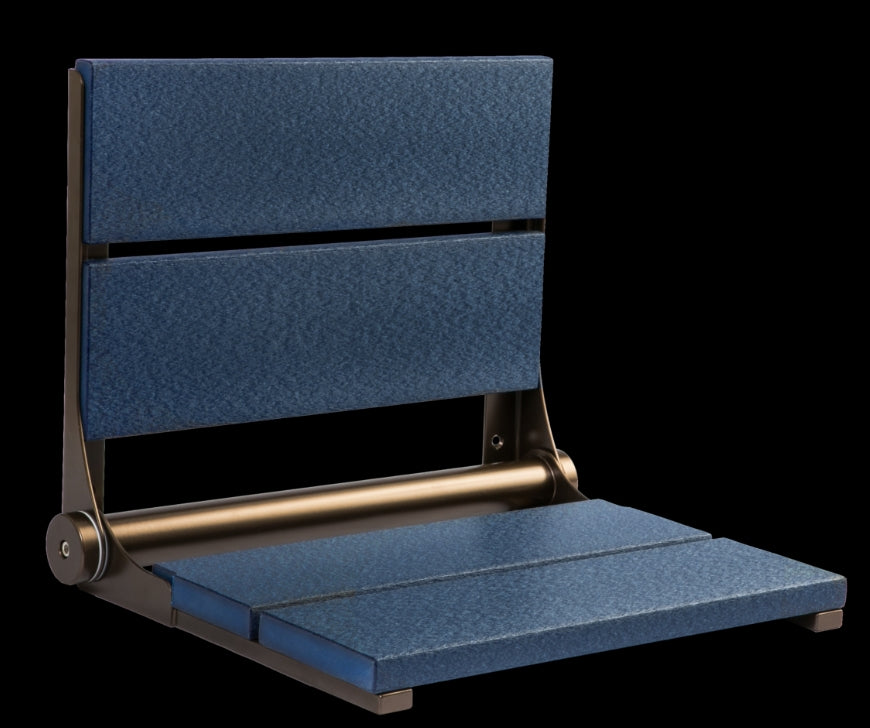 18″ Bilanx Shower Seat in Bronze Finish.