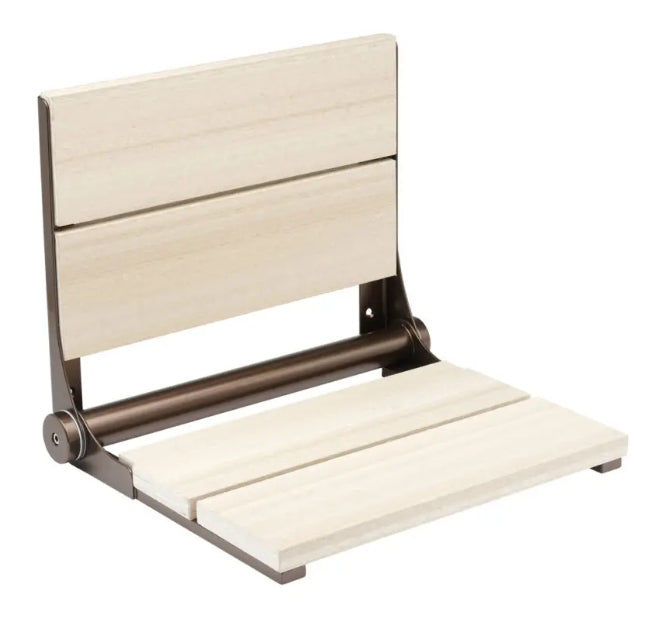 18″ Bilanx Shower Seat in Bronze Finish.