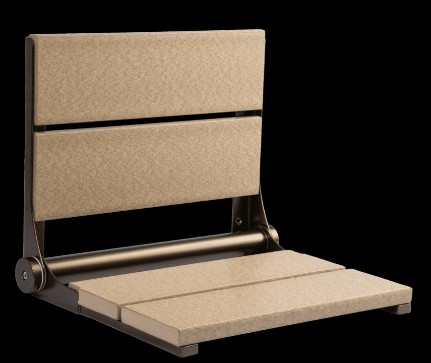18″ Bilanx Shower Seat in Bronze Finish.
