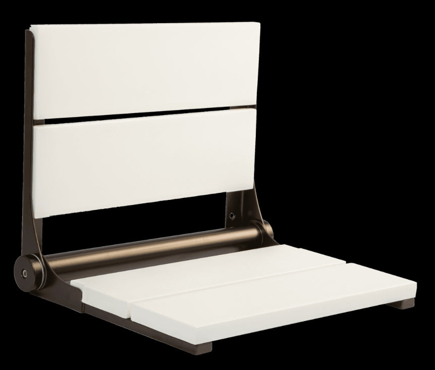 18″ Bilanx Shower Seat in Bronze Finish.