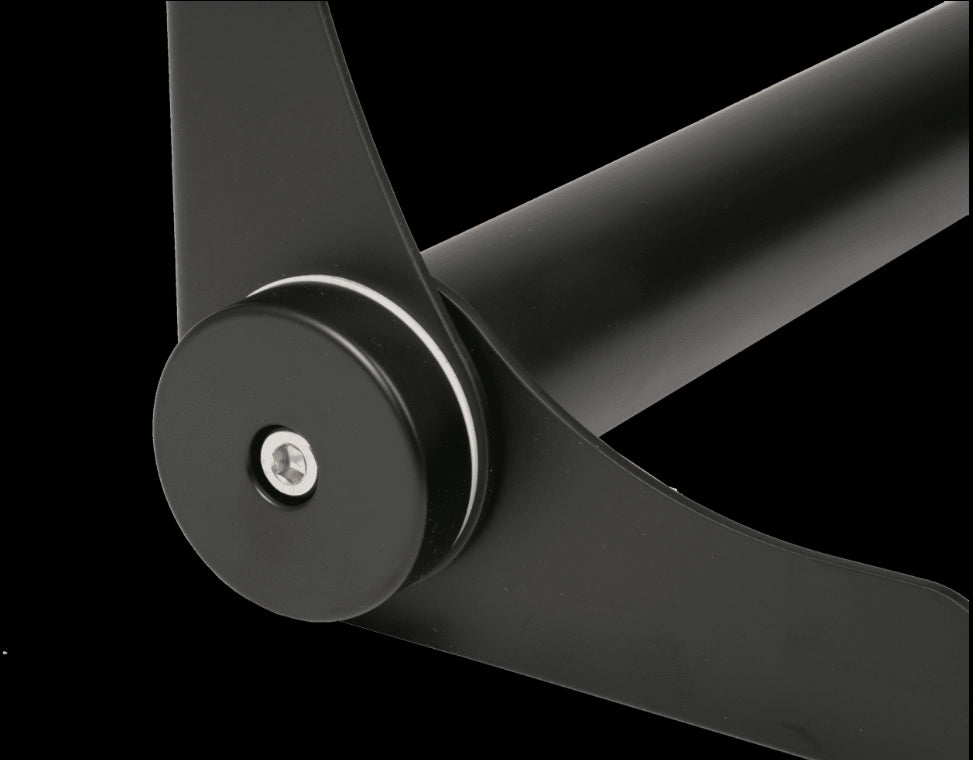 18″ Bilanx Shower Seat in Matte Black Finish.