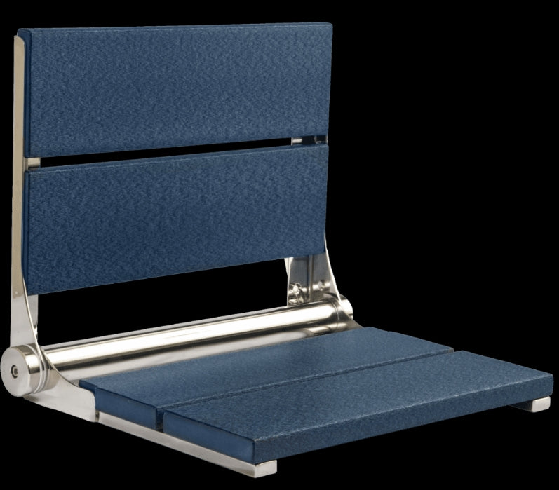 18″ Bilanx Shower Seat in Polished Stainless Finish.