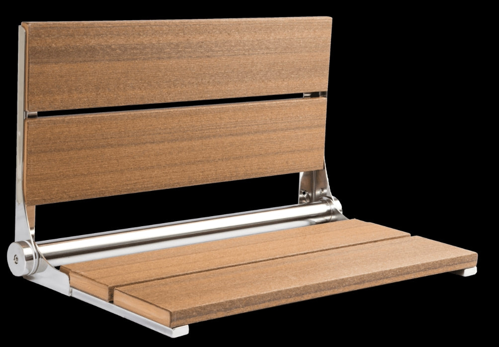 26″ Bilanx Shower Seat in Polished Finish.