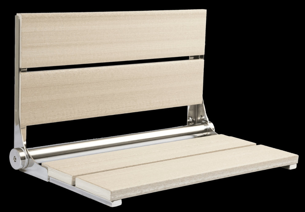 26″ Bilanx Shower Seat in Polished Finish.