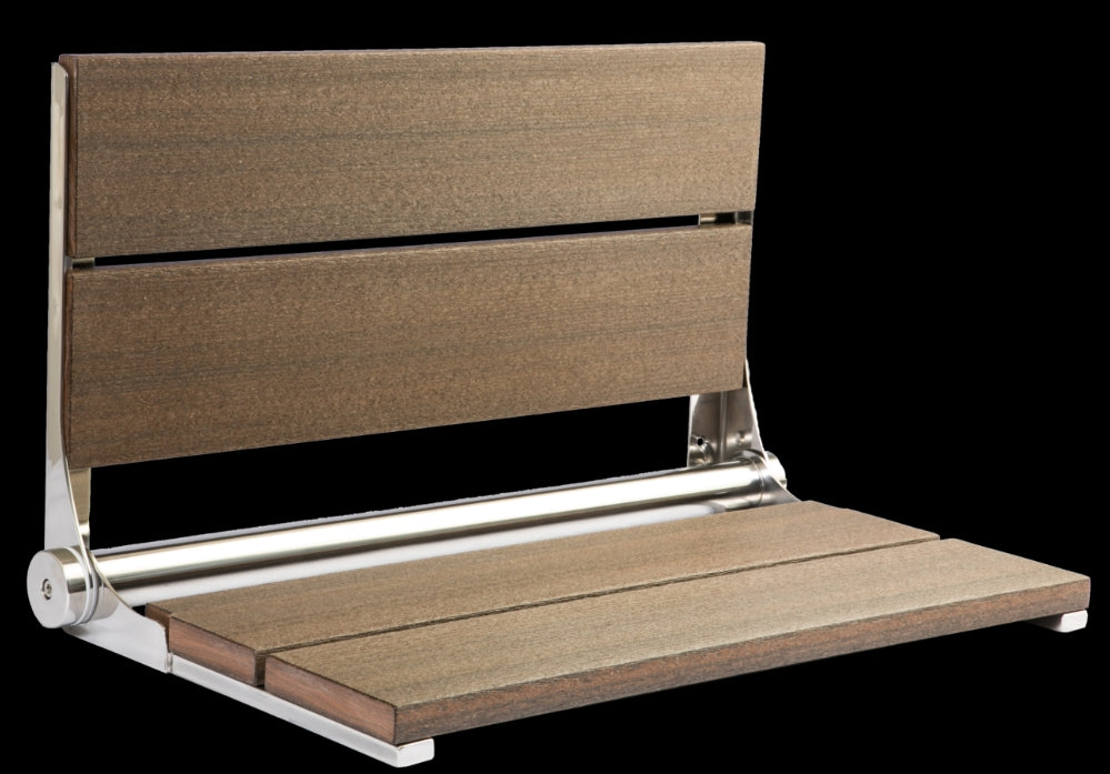26″ Bilanx Shower Seat in Polished Finish.