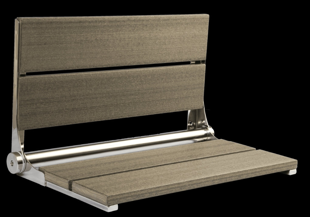 26″ Bilanx Shower Seat in Polished Finish.