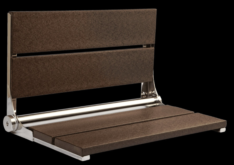 26″ Bilanx Shower Seat in Polished Finish.