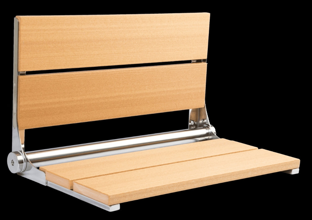 26″ Bilanx Shower Seat in Polished Finish.