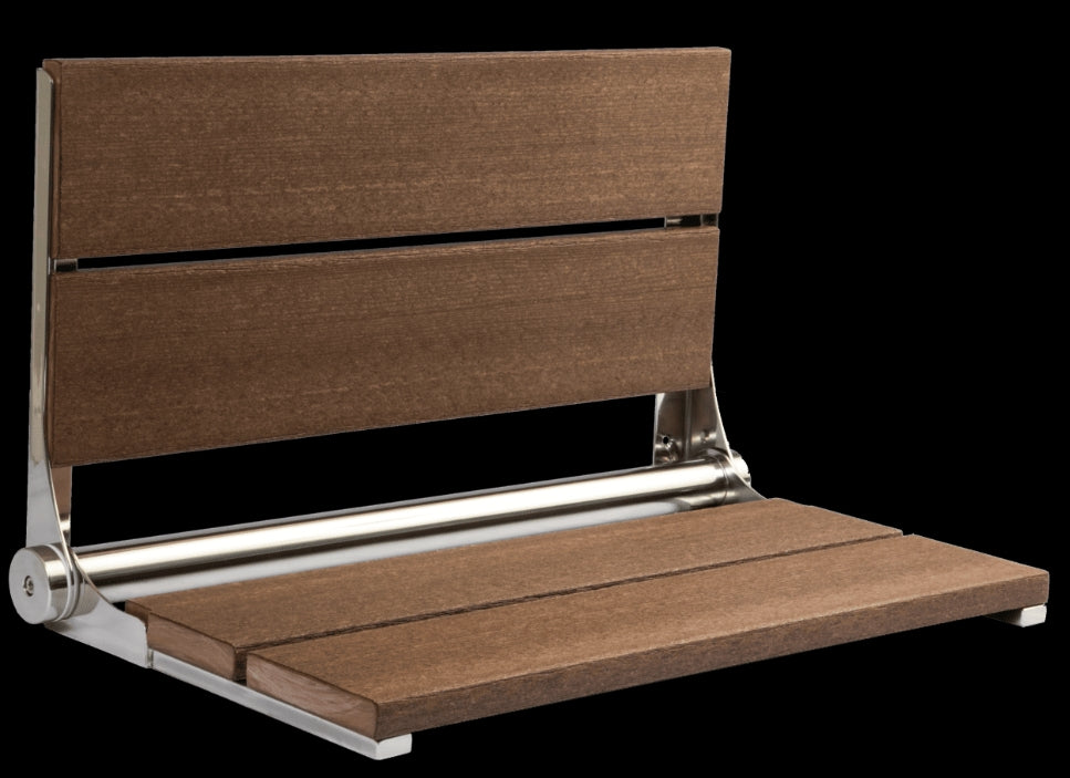 26″ Bilanx Shower Seat in Polished Finish.