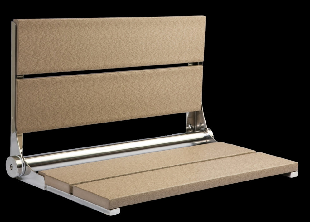 26″ Bilanx Shower Seat in Polished Finish.