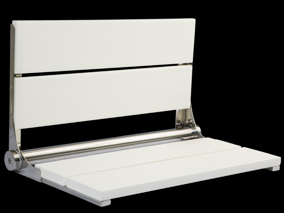 26″ Bilanx Shower Seat in Polished Finish.