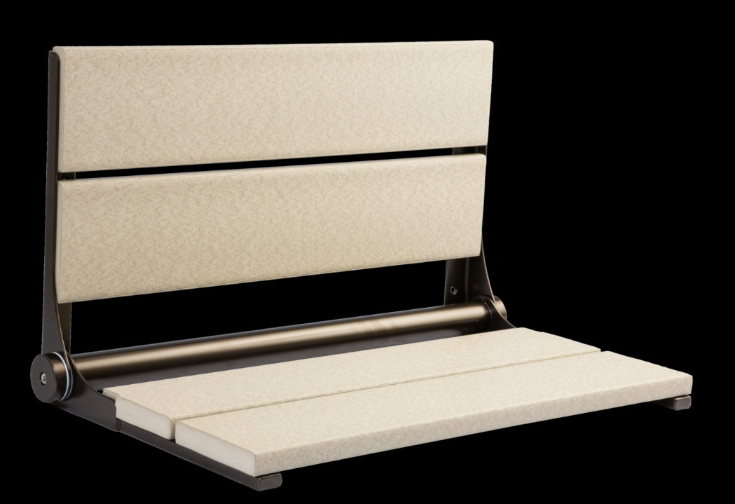 26″ Bilanx Shower Seat in Bronze Finish.