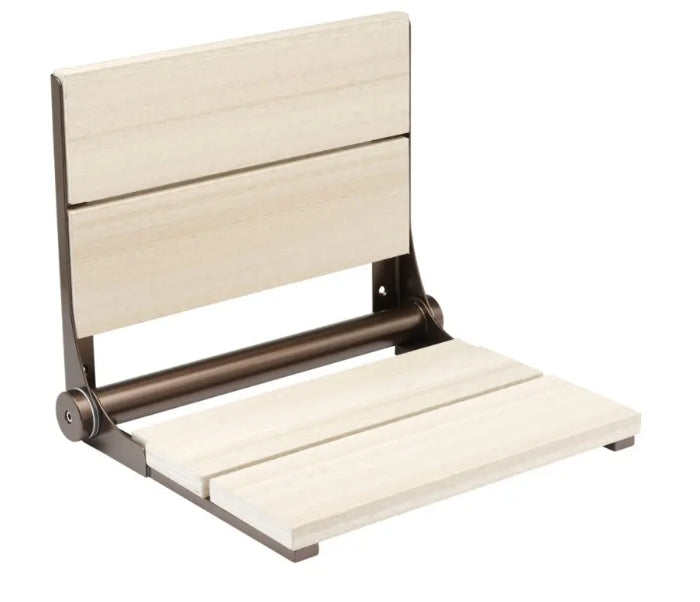 26″ Bilanx Shower Seat in Bronze Finish.