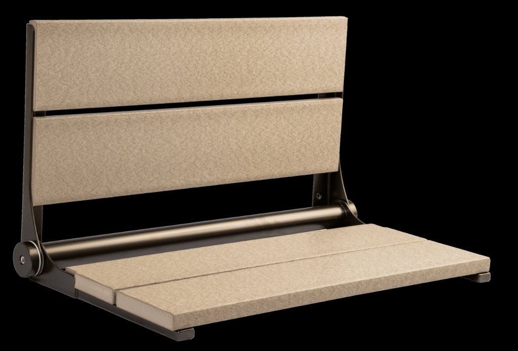 26″ Bilanx Shower Seat in Bronze Finish.