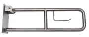 Brushed folding grab bar with TPH
