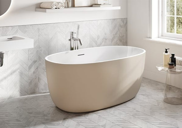 Fleurco Solfege Petite Freestanding Acrylic Tub – Series BSF5532