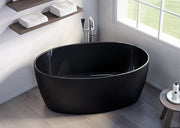 Fleurco Voce Black Petite Freestanding Acrylic Tub – Series BVO5531