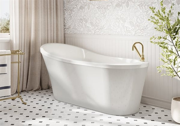 Fleurco Mezzo Petite Freestanding Acrylic Bathtub BZMZ6029