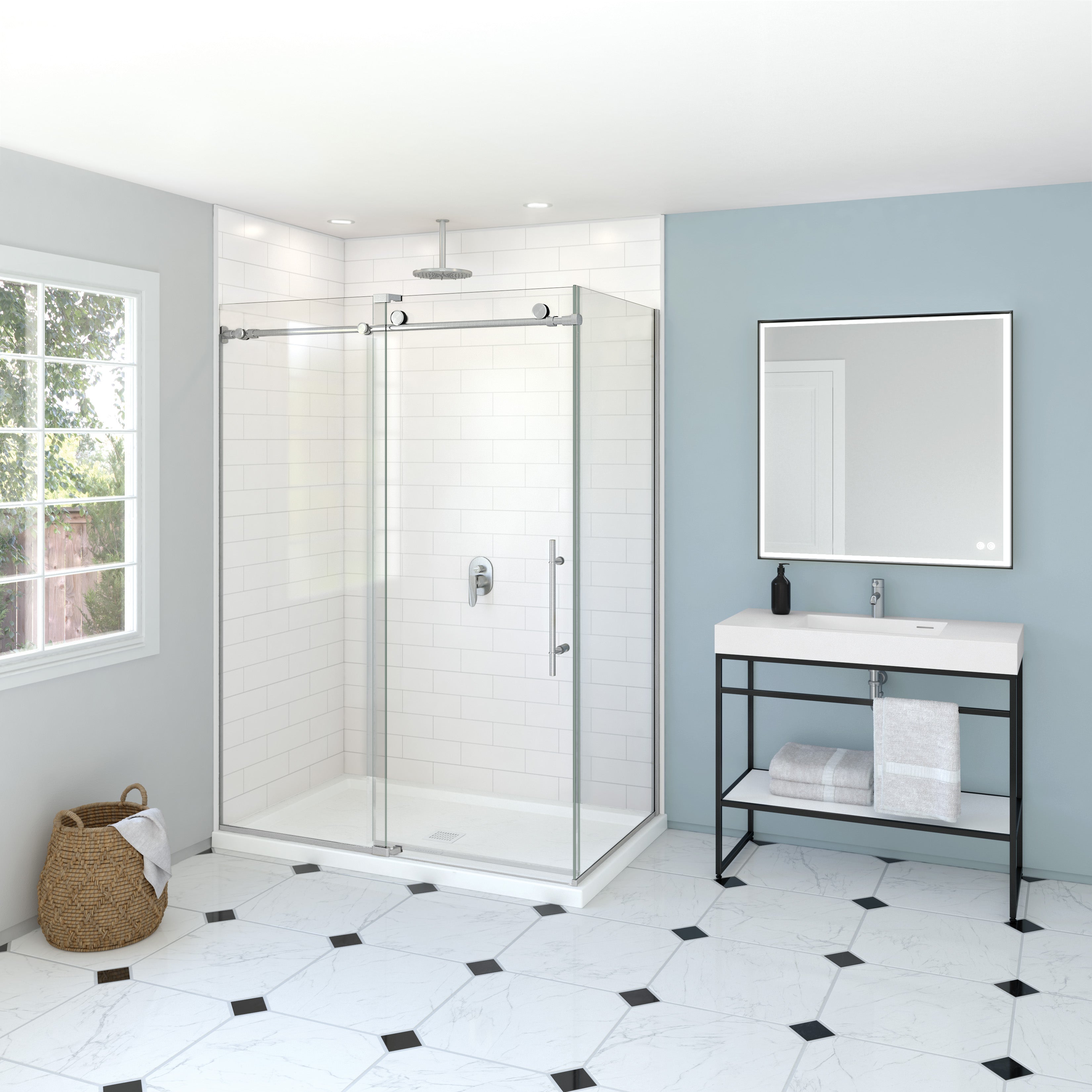Select K2 2 sided CR Shower Door