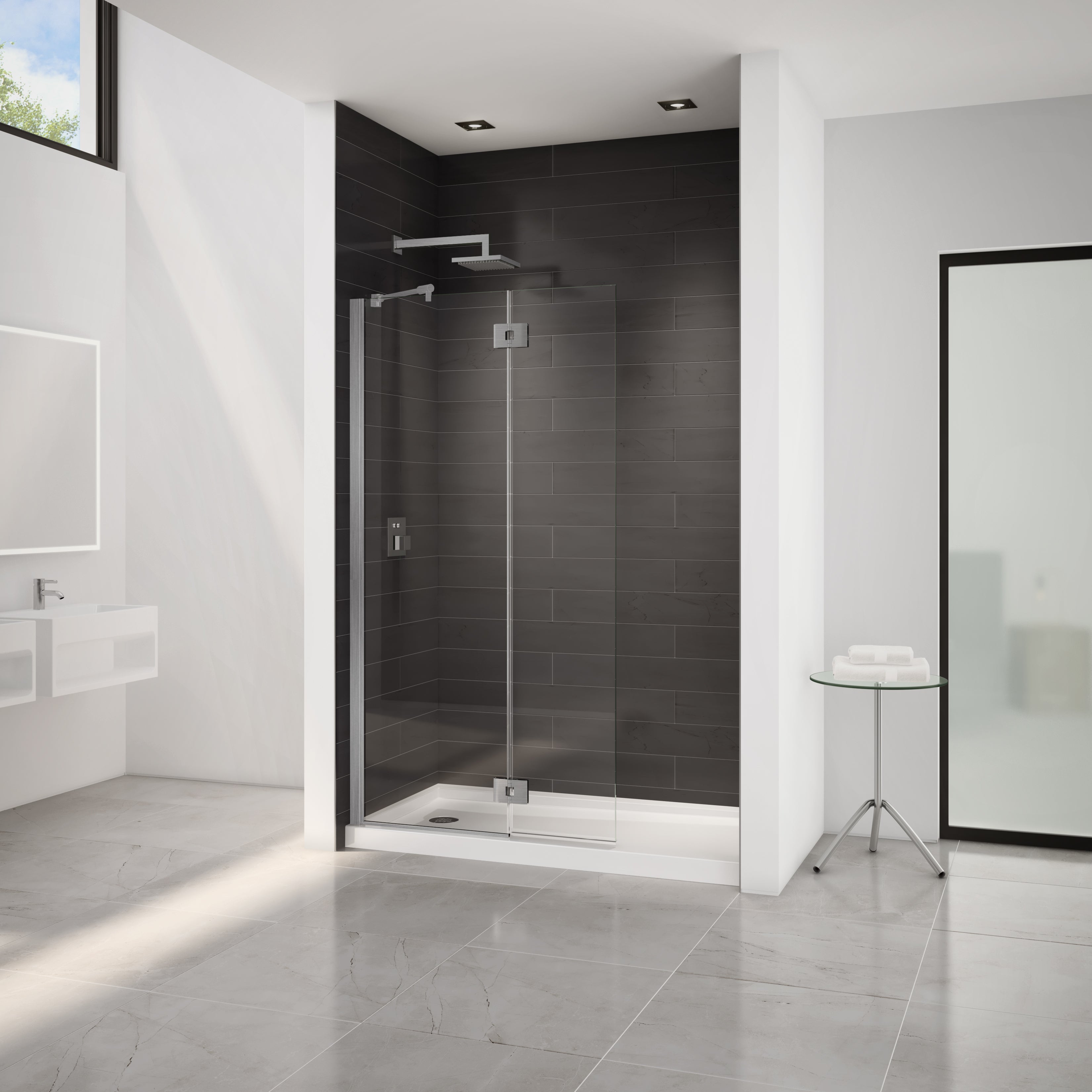 Select Monaco Square top shower shield