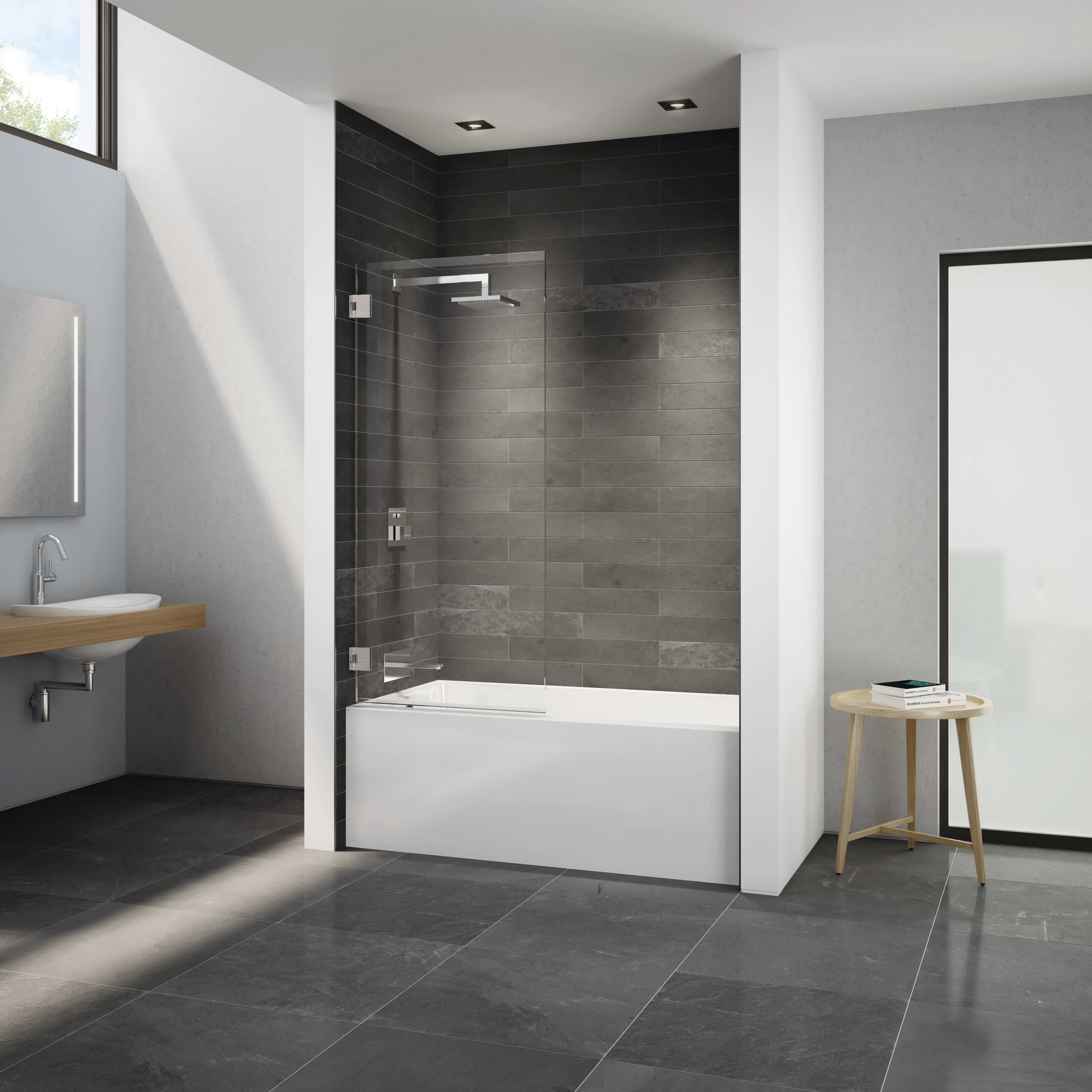 Select Solo Square top pivot tub panel