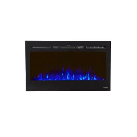 Touchstone Sideline® 36" Recessed Smart Electric Fireplace with Heat – 80014
