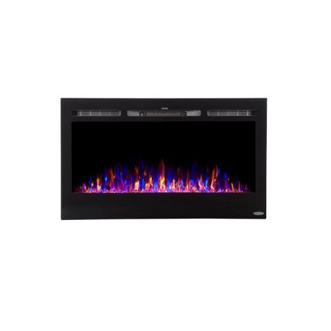 Touchstone Sideline® 36" Recessed Smart Electric Fireplace with Heat – 80014