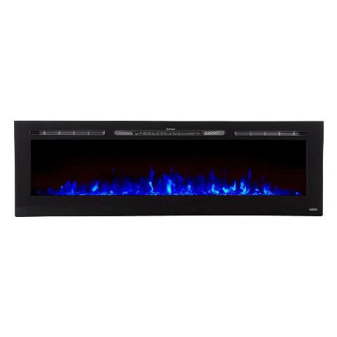 Touchstone Sideline® 72″ Recessed Smart Electric Fireplace with Heat – 80015