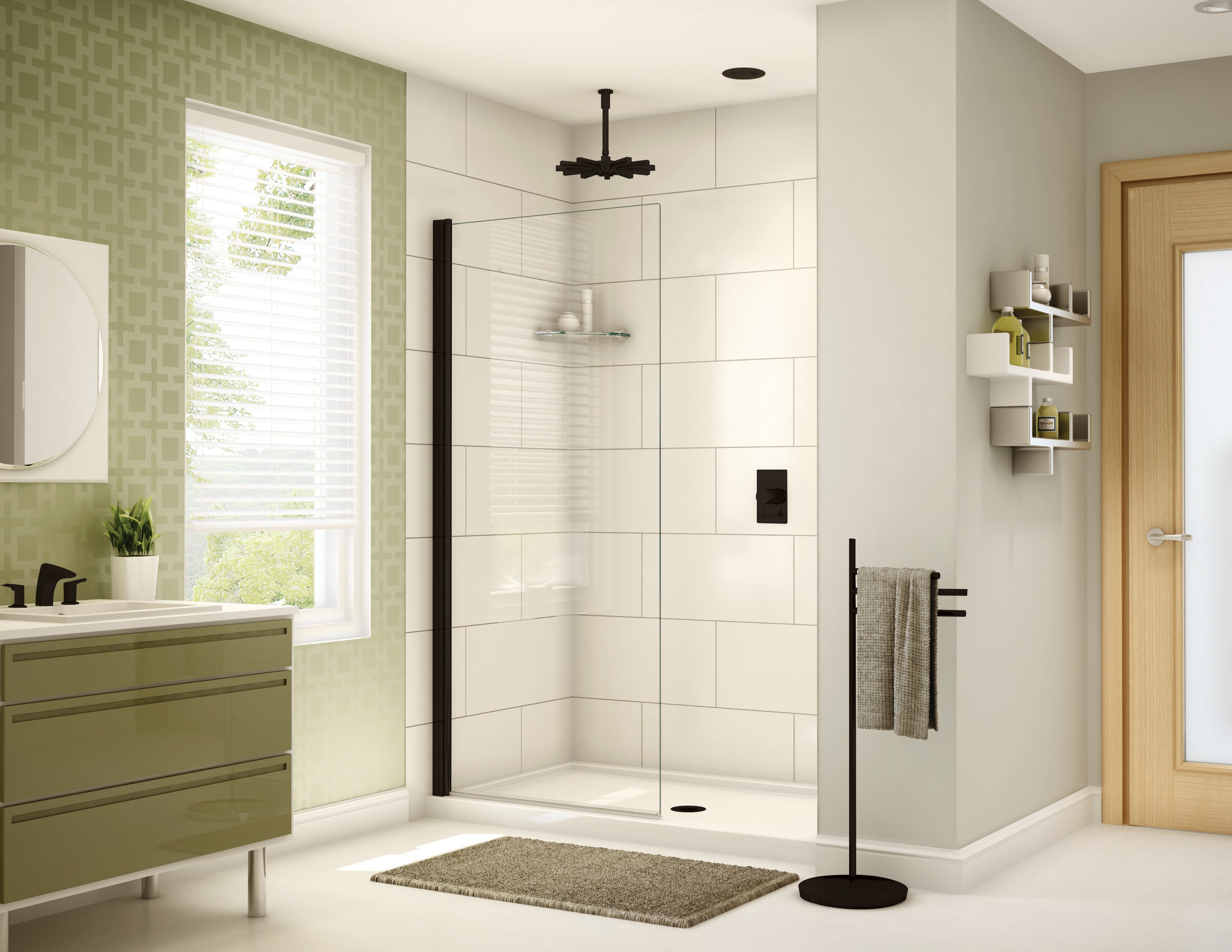 Siena Solo Pivot tub panel