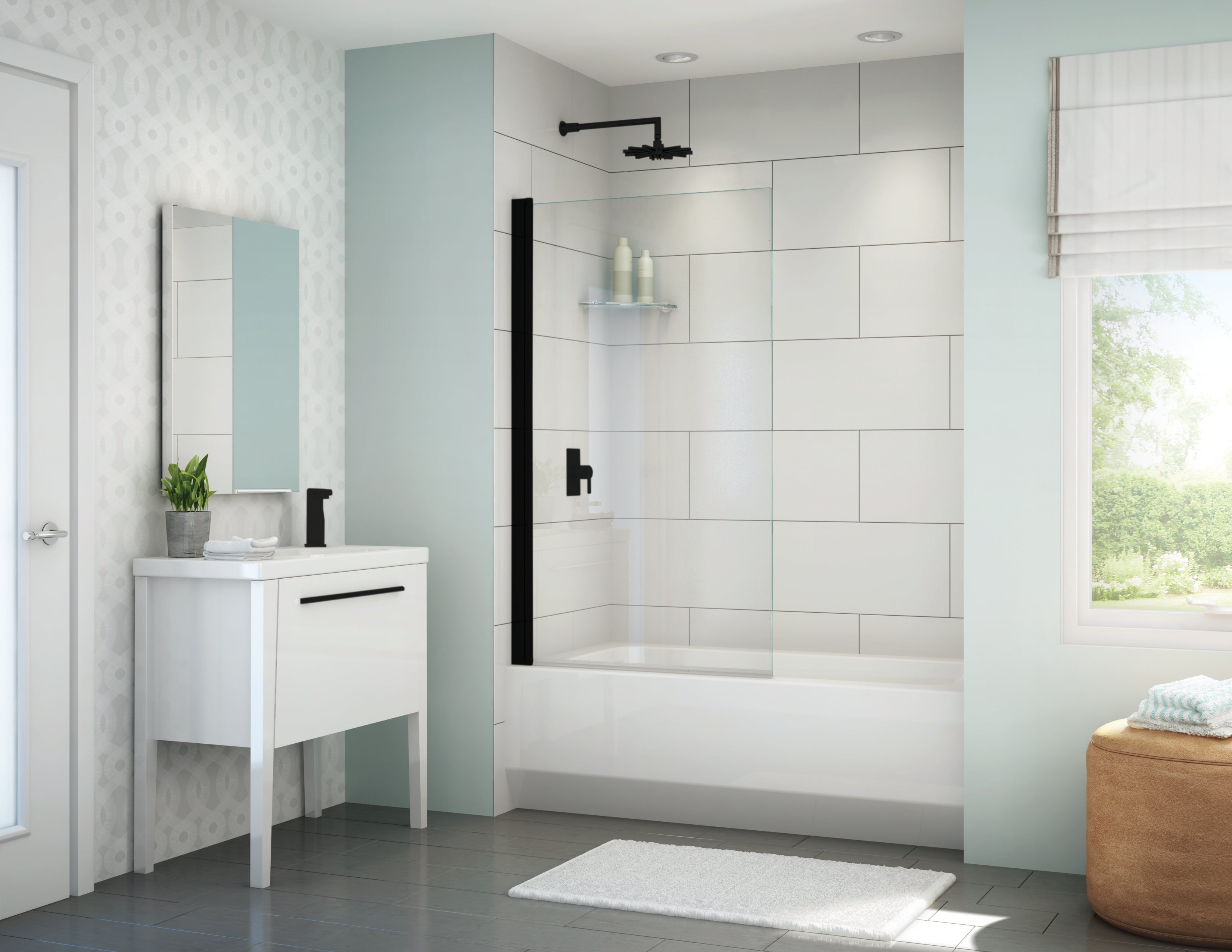 Siena Solo Pivot tub panel