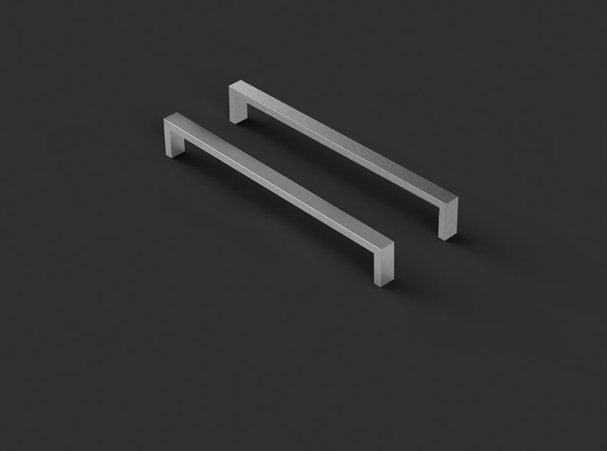 Single Bar, square, 304 stainless steel with a Matte Black finish, 14 Watts/120V per bar Heated Towel Rail