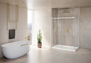 Skyline 2 sided Shower Door - Matte White